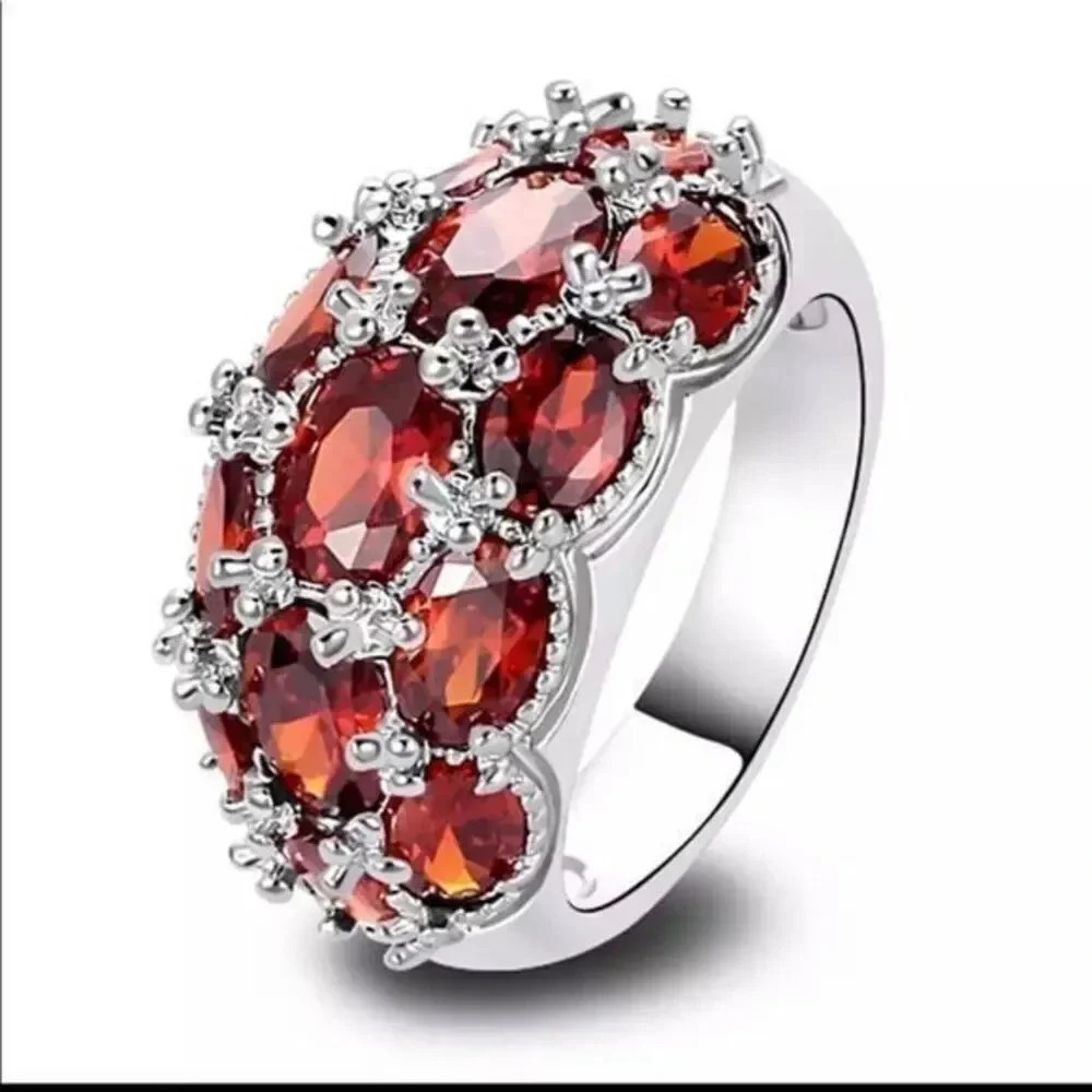 - Cubic Zirconia Silver Color Ring